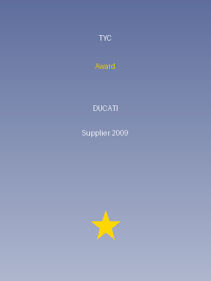 DUCATI Supplier's Award 2009